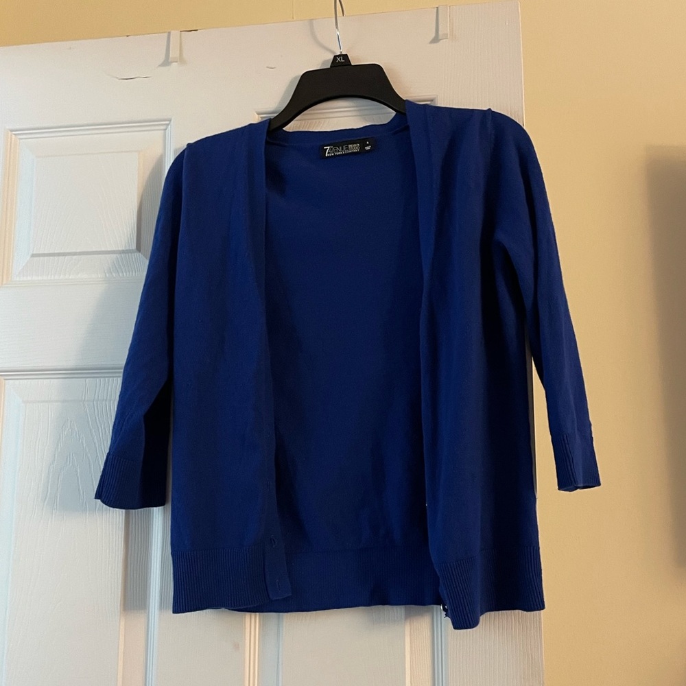 Blue Cardigan